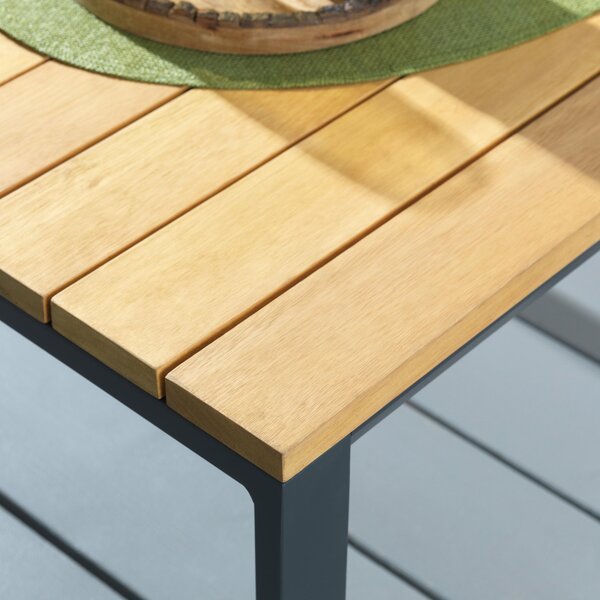 STÔL NA TERASU, drevo, kov, 65/65/40 cm Ambia Garden - Online Only záhrada, Online Only