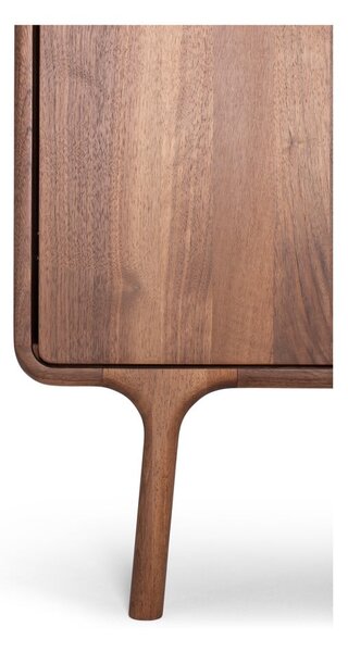 Hnedá komoda z orechového dreva 90x110x45 cm Fawn – Gazzda