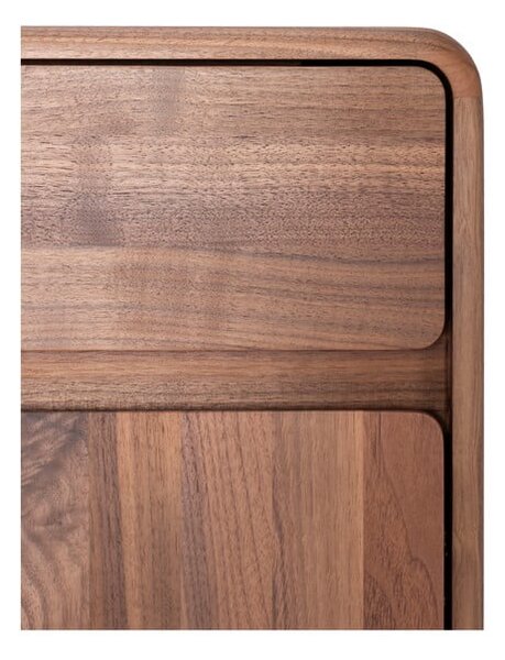 Hnedá komoda z orechového dreva 90x110x45 cm Fawn – Gazzda