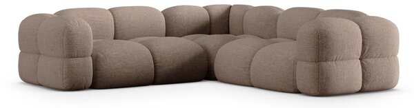 Hnedá rohová pohovka Loretto – Cosmopolitan Design