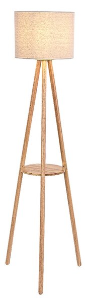 Stojacia lampa 1x E27 drevo, béžová IP20 Rabalux TREVIA 74108