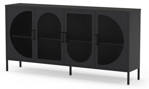Čierna komoda 160x90 cm Tayra – Marckeric