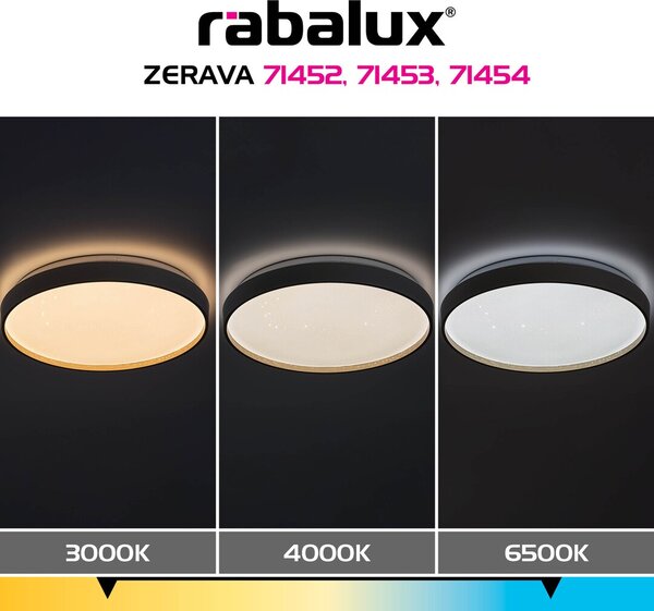 Stropné svietidlo LED 3000–6500K zlatá IP20 Rabalux ZERAVA 71454