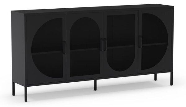 Čierna komoda 160x90 cm Tayra – Marckeric