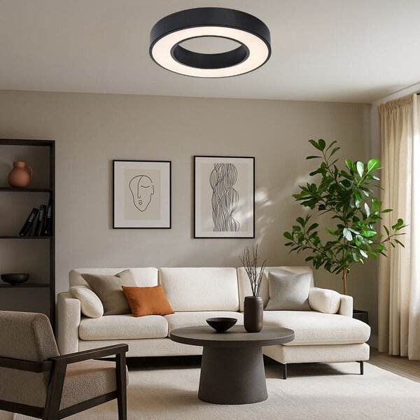 Stropné svietidlo LED 3000–6500K čierna IP20 Rabalux CIRANO 71361
