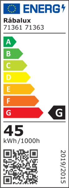 Stropné svietidlo LED 3000–6500K čierna IP20 Rabalux CIRANO 71361