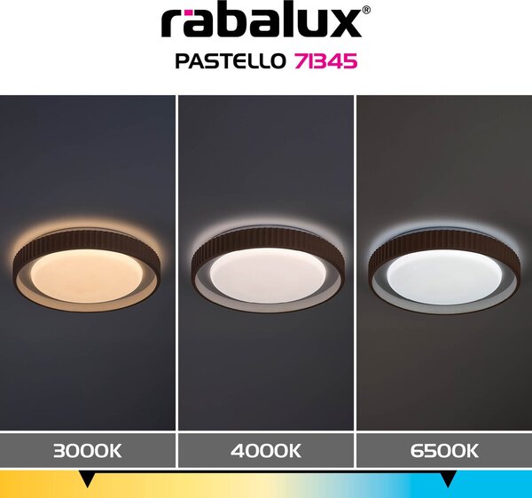 Stropné svietidlo LED 3000–6500K taupe IP20 Rabalux PASTELLO 71345