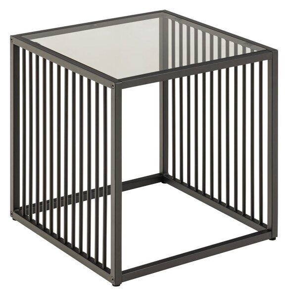 Odkladací stolík so sklenenou doskou 40x40 cm Strington – Actona