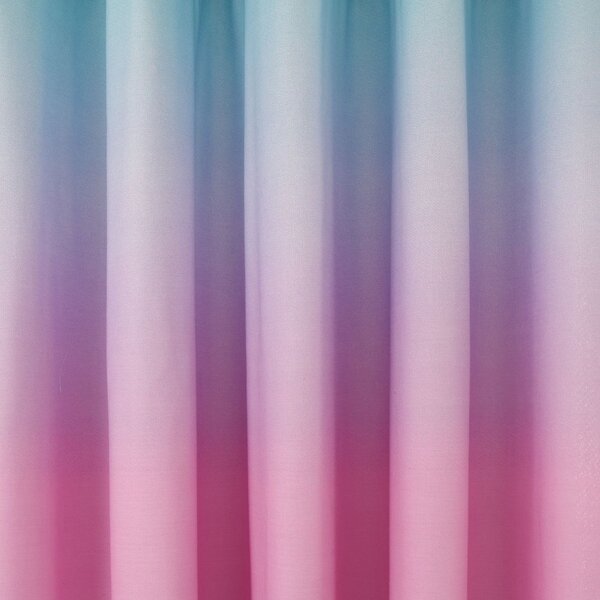 Ružový/fialový detský záves 2 ks 168x183 cm Ombre Rainbow Clouds – Catherine Lansfield