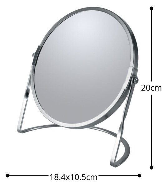 Kozmetické zväčšovacie zrkadlo (zväčšenie 5x) ø 18 cm Akira – Spirella