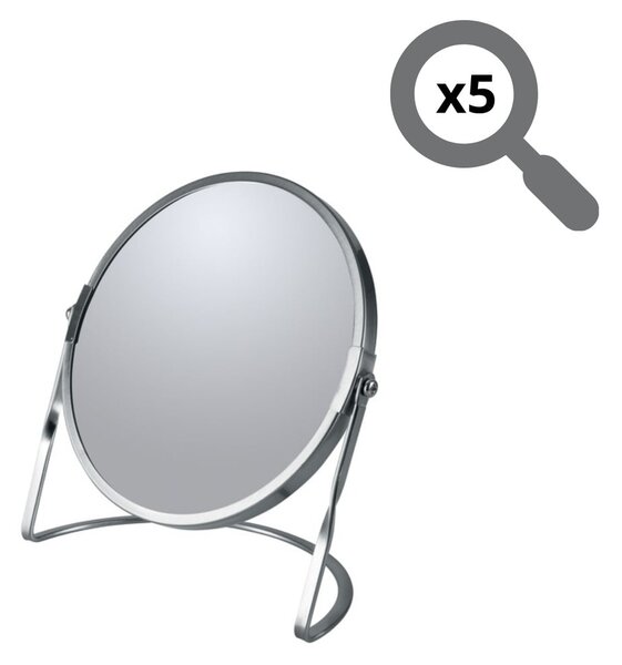 Kozmetické zväčšovacie zrkadlo (zväčšenie 5x) ø 18 cm Akira – Spirella