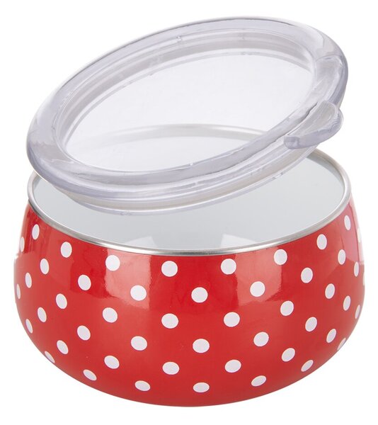 Miska BODKA Lem s viečkom pr. 13 cm