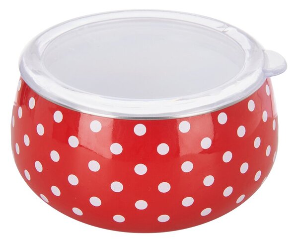 Miska BODKA Lem s viečkom pr. 13 cm