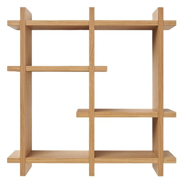 Poschodová polica v dekore duba v prírodnej farbe 40 cm Olsberg – House Nordic