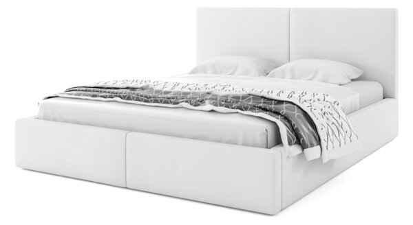 Čalúnená posteľ NICKY 2, 160x200, biela