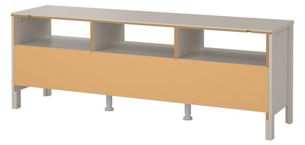 Sivobéžový TV stolík 151x54x38 cm Madrid – Tvilum