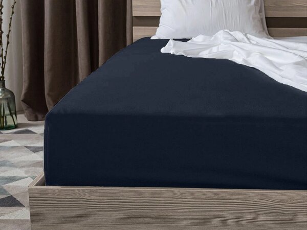 Jersey plachta HIGHFIT námornícky modrá 90 x 200 cm