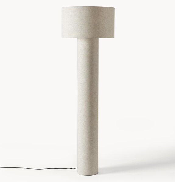 Ľanová stojacia lampa Ron