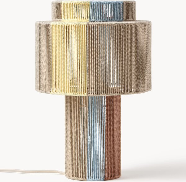 Stolová lampa z ľanových vlákien Lace
