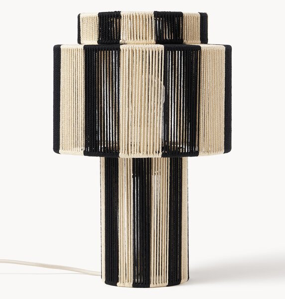 Stolová lampa z ľanových vlákien Lace