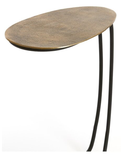 Kovový odkladací stolík 27x43 cm Marsh – Light & Living