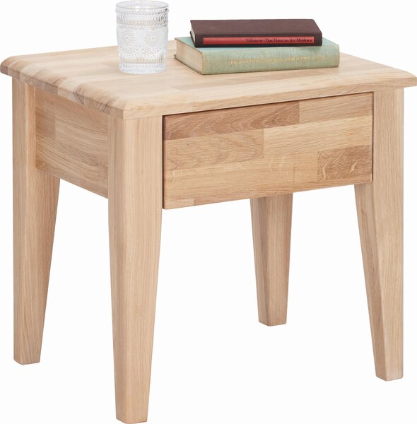 NOČNÝ STOLÍK, divoký dub, farba duba, 50/48/40 cm Linea Natura - Spálňové sety