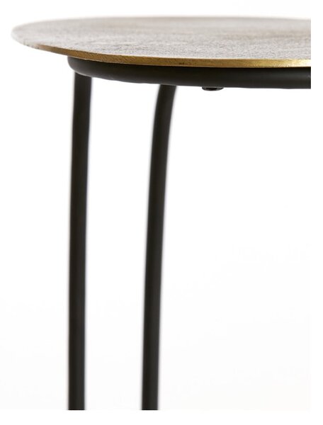 Kovový odkladací stolík 27x43 cm Marsh – Light & Living