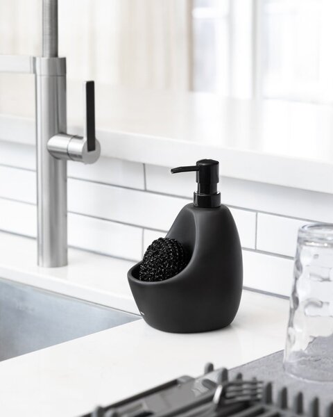 Čierny keramický dávkovač mydla 590 ml Joey – Umbra