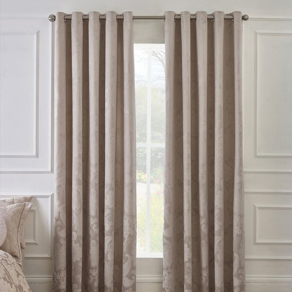 Béžové závesy v súprave 2 ks zo žakára 168x229 cm Opulent Jacquard – Catherine Lansfield