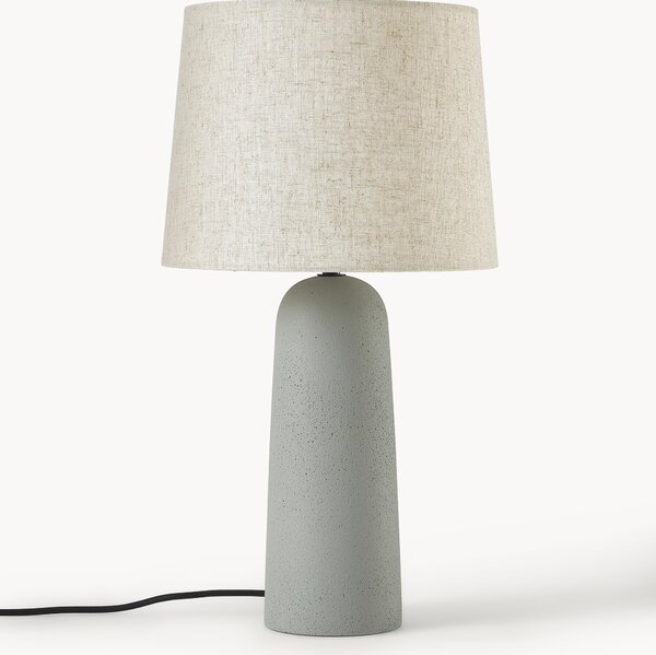 Veľká stolová lampa's betónovým podstavcom Kaya
