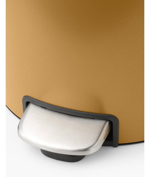 Nášľapný oceľový odpadkový kôš v zlatej farbe 30 l NewIcon – Brabantia