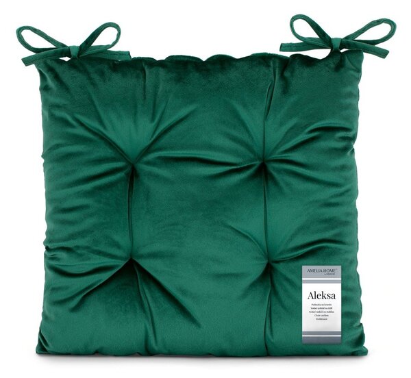 Zamatový sedák 40x40 cm Aleksa – Restilo