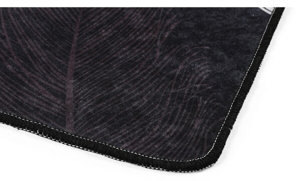 Antracitové kúpeľňové predložky v súprave 2 ks 60x100 cm Alisan – Foutastic