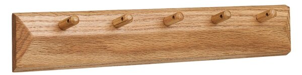 Nástenný vešiak z dubového dreva v prírodnej farbe 50 cm Barco – House Nordic