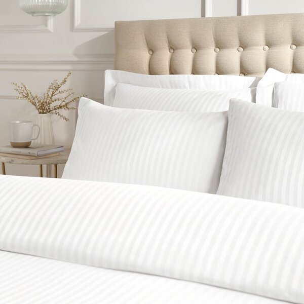 Damaskové obliečky na vankúše v súprave 2 ks 50x75 cm Satin Stripe – Catherine Lansfield