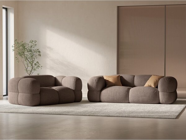 Hnedá pohovka 210 cm Loretto – Cosmopolitan Design
