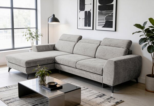 ROHOVÁ SEDAČKA, textil, cappuccino Livetastic - Sedačky, Online Only
