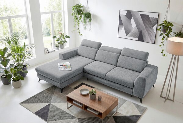 ROHOVÁ SEDAČKA, textil, antracitová Livetastic - Sedačky, Online Only