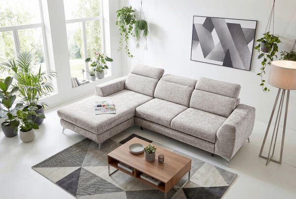 ROHOVÁ SEDAČKA, textil, piesková Livetastic - Sedačky, Online Only
