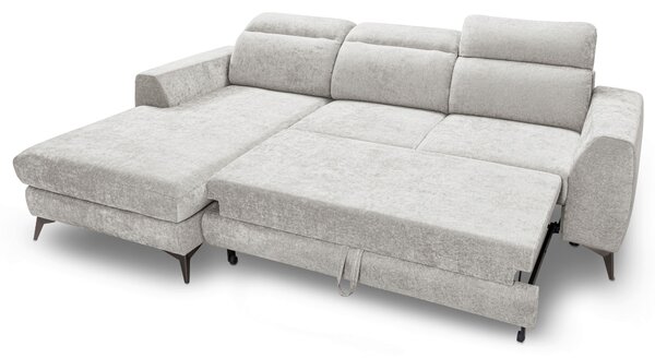 ROHOVÁ SEDAČKA, textil, slonovinová Livetastic - Sedačky, Online Only
