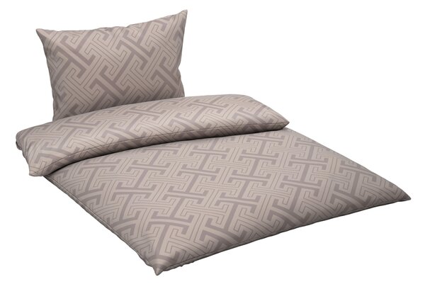 POSTEĽNÁ BIELIZEŇ satén taupe 140/200 cm Ambia Home - Obliečky & plachty