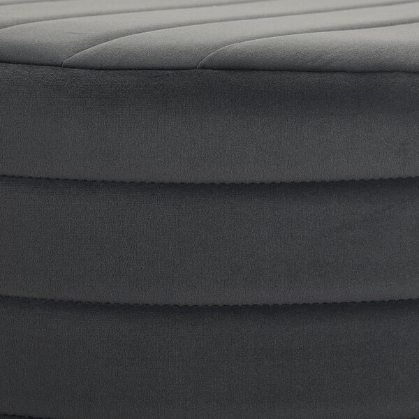 DLHÁ TABURETKA, textil, kompozitné drevo, 50/50/44/44/50/50 cm MID.YOU - Online Only drobný nábytok, Online Only