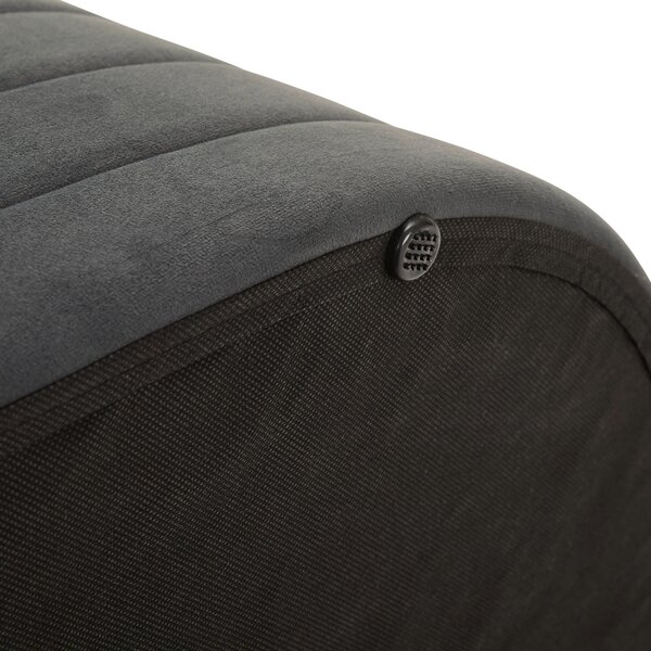 DLHÁ TABURETKA, textil, kompozitné drevo, 50/50/44/44/50/50 cm MID.YOU - Online Only drobný nábytok, Online Only