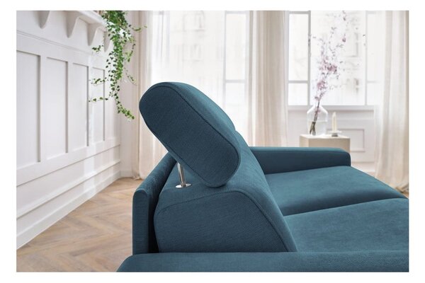 Modrá rozkladacia pohovka 195 cm Monaco – Bobochic Paris