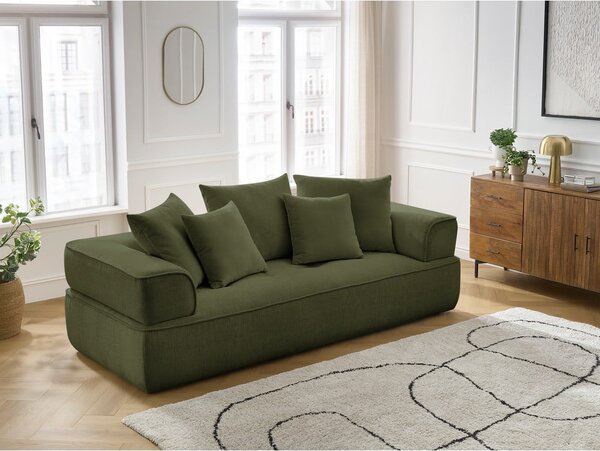 Zelená ženilková pohovka 237 cm Whesley – Bobochic Paris