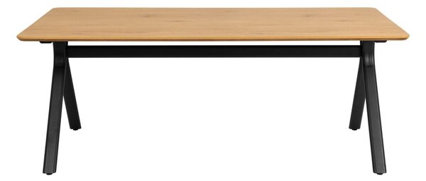 Jedálenský stôl s doskou v dubovom dekore 100x200 cm Bristol – Actona