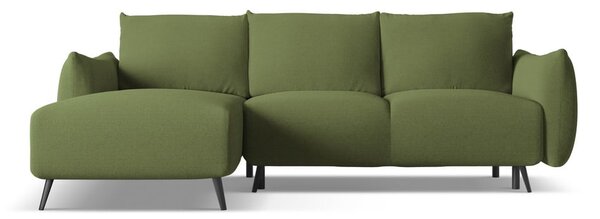 Zelená rohová pohovka (ľavý roh) Malie – Makamii