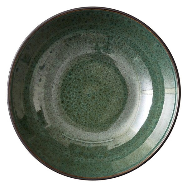 Zelená/čierna misa z kameniny ø 30 cm Gastro Green/Black – Bitz