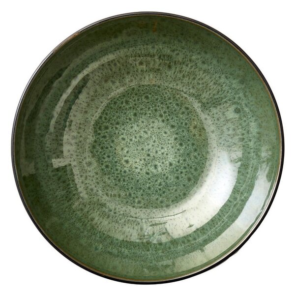 Zelená/čierna misa z kameniny ø 30 cm Gastro Green/Black – Bitz