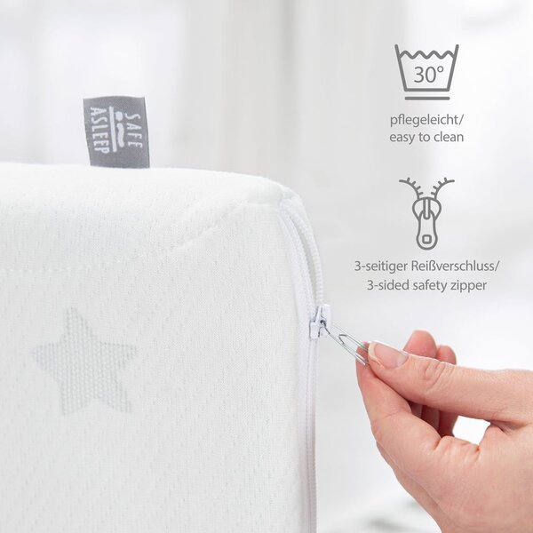 Penový detský matrac s odnímateľným poťahom 60x120 cm Comfort Air Roll – Roba